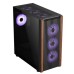 PC POWER WOOD MESH BK Casing With 4 FANS