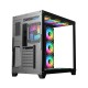 PC Power ICEBERG V2 White With 650W PSU AND 10 FANS Gaming Case