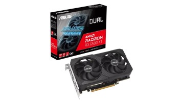 ASUS Dual Radeon RX 6500 XT V2 OC Edition 4GB GDDR6 Graphics Card