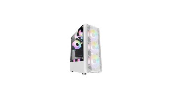 Aptech AP-8308w ARGB Gaming Casing- White