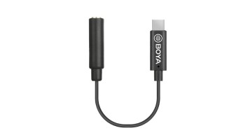 Boya BY-K4 3.5mm TRS to Type-C Audio Adapter