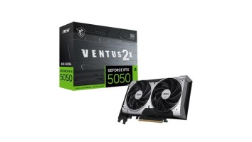 MSI GeForce RTX 5050 8G VENTUS 2X OC 8GB GDDR6 Graphics Card