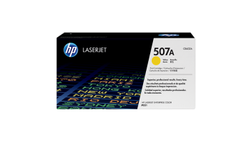 HP 507A Yellow Original LaserJet Toner Cartridge (For CLJ M551N, D, DN)