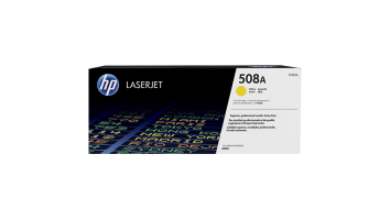 HP 508A Yellow Original LaserJet Toner (For CLJ M553N, DN)
