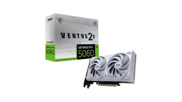 MSI GeForce RTX 5060 8G VENTUS 2X OC WHITE 8GB GDDR7 Graphics Card
