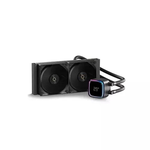 Ocypus Iota L24 BK 240mm AIO Liquid CPU Cooler With Dot-Matrix Digital Display