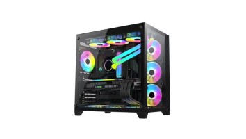 PC Power ICEBERG Mid Tower ATX Gaming Black Case