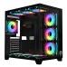 PC Power ICEBERG V3 Black Gaming Casing With 10 FANS