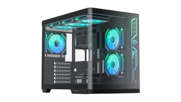PC Power Iceland Edge BK Casing With 6 FANS and 850W 80+ GOLD PSU