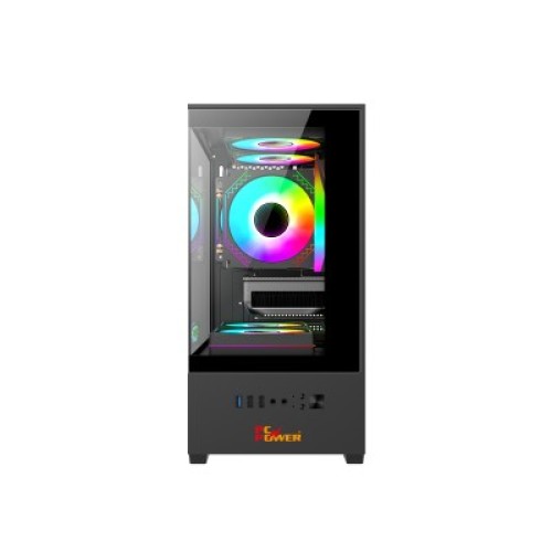 PC Power River View BK M-ATX Gaming Casing