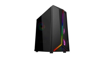 REVENGER EVESKY Tempered Glass MID TOWER RGB GAMING CASE