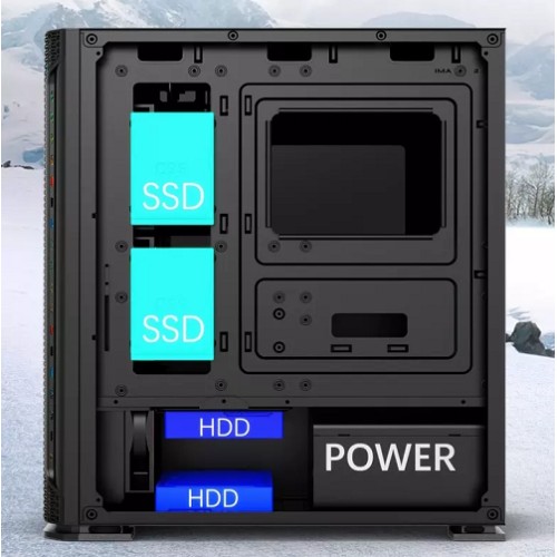 Revenger AX6 ATX ARGB Gaming Case ( Door System )