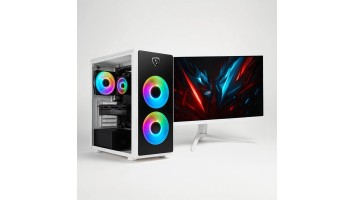 Intel Core i5 4th Gen Desktop PC | Esonic H81, 8GB RAM, 128GB SSD, 22 Inch Monitor