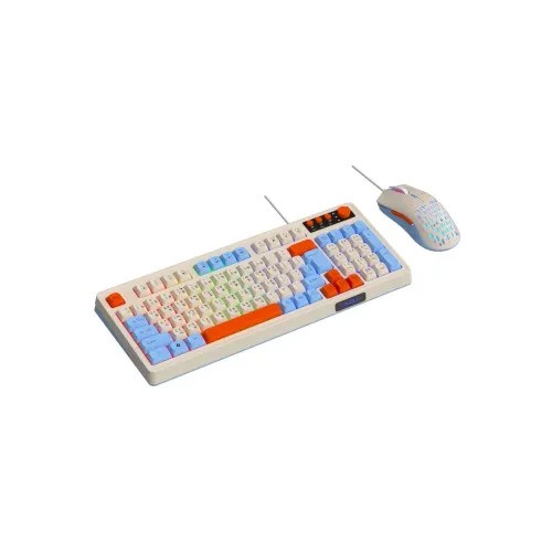 T-WOLF TF100 Wired Keyboard Mouse Gaming Combo