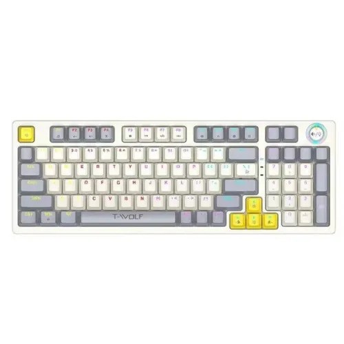 T-Wolf T50 Wired RGB Mechanical Gaming Keyboard