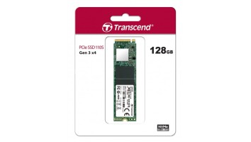 Transcend 110S 128GB M.2 2280 (M-Key) PCIe Gen3x4 SSD Drive